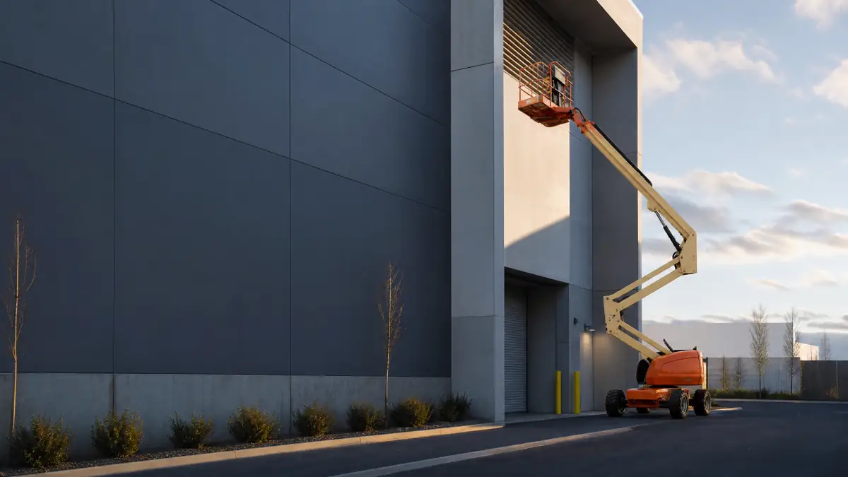 Articulating Boom Lifts jobsite access in Lubbock