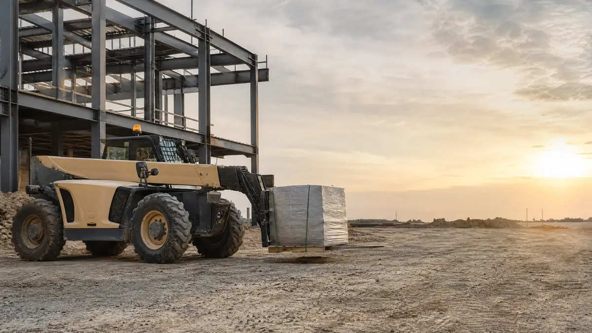 Telehandlers jobsite access in Lubbock